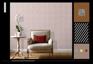 紅旗無縫墻布產品賞析 在經典的色彩中，提煉無限的未來次元墻